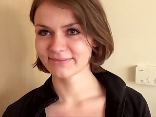 A medical student at a porn casting session.